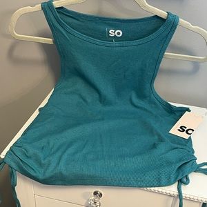 Side tie tank top, NWT